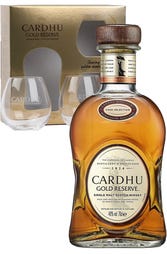 Cardhu Gold Reserve 700ml with 2 Glasses