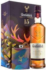 Glenfiddich 15 Years 700ml Bottle Giftset with Hipflask