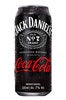 Jack Daniel's & Coca Cola Can 320ml