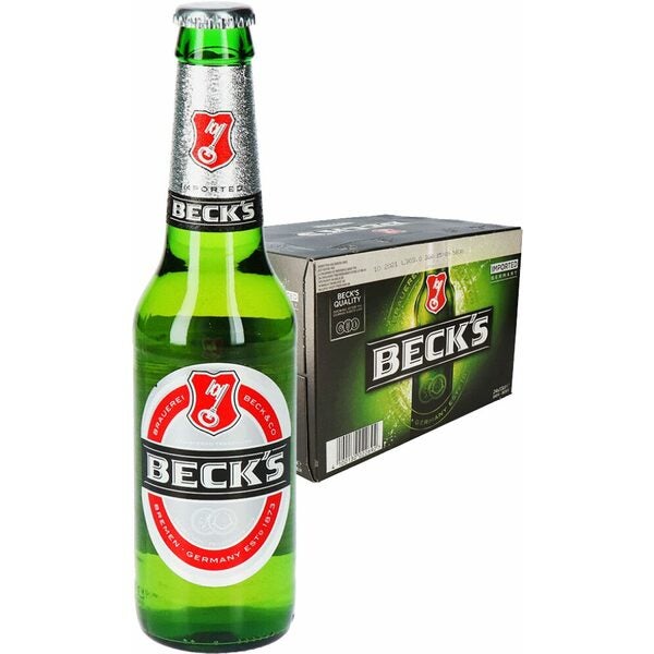 Buy 24 x Becks Beer Bottle Case 330ml at the best price - Paneco Singapore