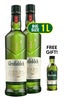 Glenfiddich 12 Year Single Malt 1L w/Gift Box w/ Free Mini 12