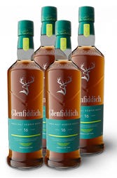 4x Glenfiddich 16 Year Aston Martin Formula One Edition Single Malt 700ml w/Gift Box