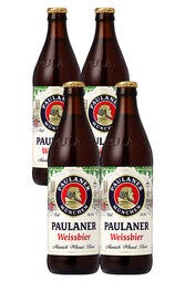 4 x Paulaner Weissbier Beer Bottle 500ml