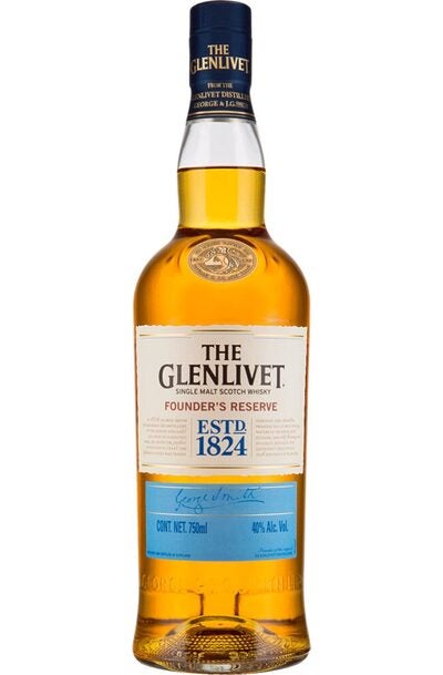 Glenlivet Founders Reserve Single Malt 750ml w/Gift Box