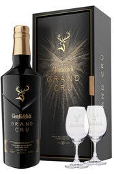 Glenfiddich 23 Year Old Gran Cru 700ml w/ 2 Glencairn Copita Glasses
