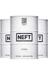 3 x NEFT Vodka White Barrel 700ml