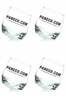 4 rocking glasses with Paneco.com logo