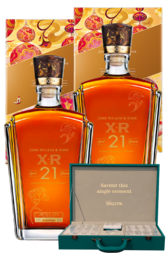 2 x John Walker & Sons XR 21 Lunar New Year Limited Edition 750ml Bottle with Gift Box & Mahjong Set