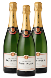 3 x Taittinger Brut Reserve 750ml