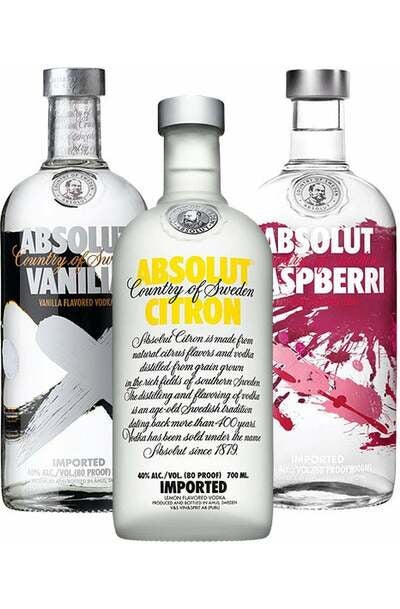 Absolut Vanilia 1L
Absolut Raspberri 1L
Absolut Citron 1L