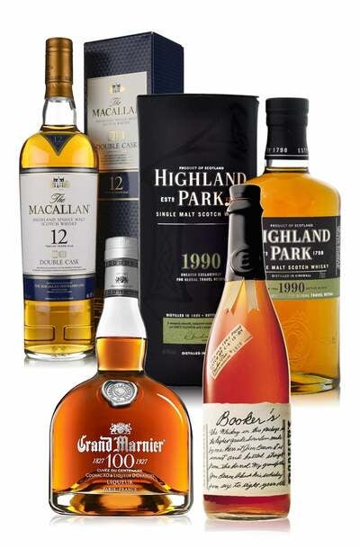 Macallan 12 Year Double Cask w/Gift Box
Highland Park 1990 700ml
Booker's Small Batch Bourbon
Grand Marnier Cuvée du Centenaire 700ml w/Gift Box