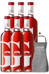 6 x Clair de Garille IGP Pays d'Oc 750ml w/ Apron