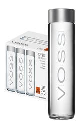 12 x VOSS Still Glass Bottle Case 800ml