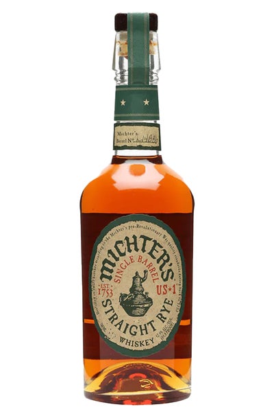 Michters Single Barrel Straight Rye 700ml Bottle