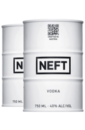 2 x NEFT Vodka White Barrel 700ml