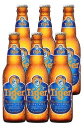 6 x Tiger Beer Bottles Pack 325ml