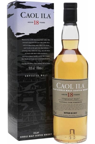 Buy Caol Ila 18 Years 2017 Unpeated Style Release Single Malt 700ml w ...