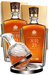 2 x John Walker & Sons XR 21 750ml with 1 Decanter Gift Set