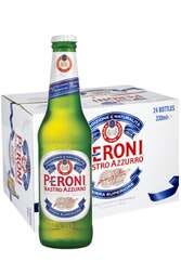 Peroni Nastro Azurro Beer Bottle with Case