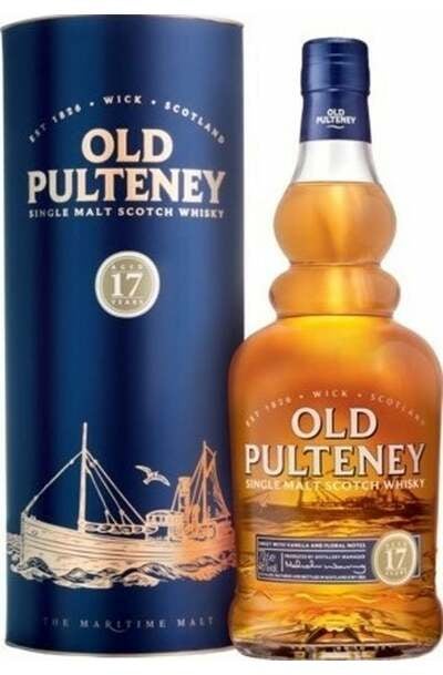 Old Pulteney 17 Year Single Malt 700ml Bottle w/Gift Box
