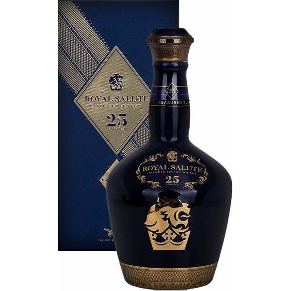 Chivas Regal 新品・未開栓  SALUTE スポード ト長】未開栓 ROYAL SALUTE スコッチウィスキー 青 ロイヤルサルート