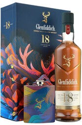 Glenfiddich 18 Years 700ml Bottle Giftset with Hipflask