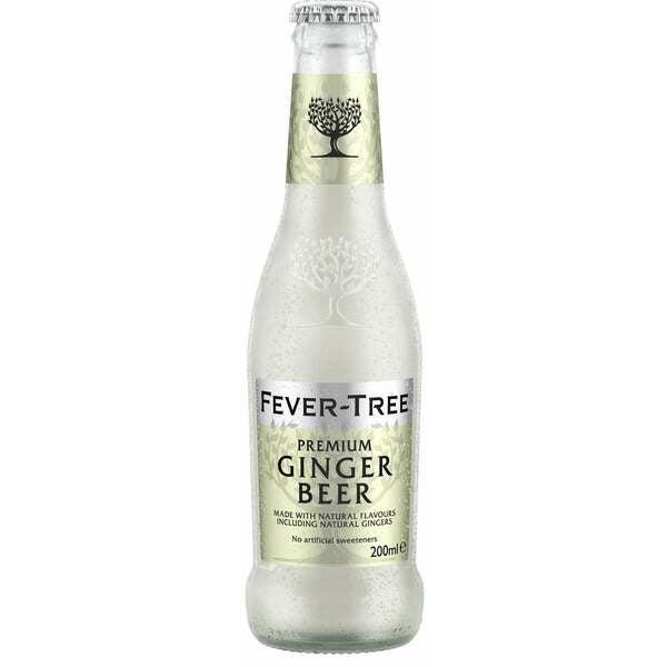 Buy x 24 Fever-Tree Premium Ginger Beer Bottle Case 200ml at the best ...