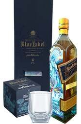 Johnnie Walker Blue Singapore 56 Collector's Edition with Crystal Glass