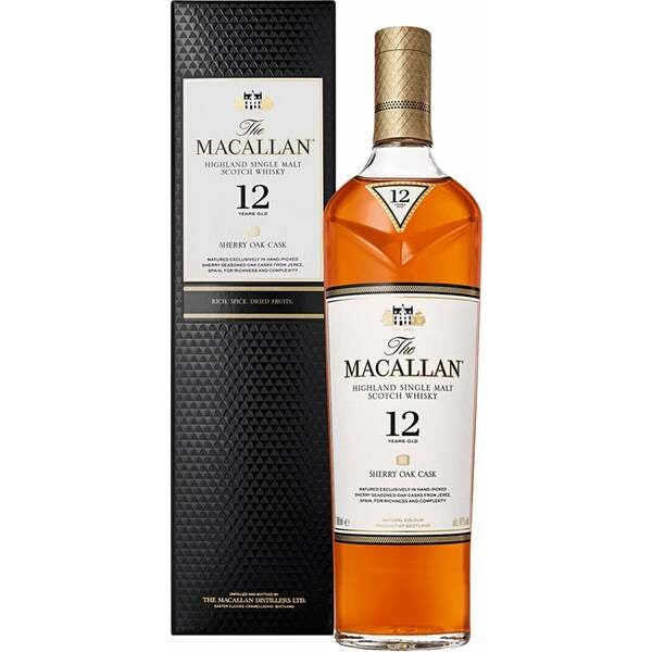 Buy Macallan 12 Year Single Cask Sherry Oak 700ml w/Gift Box