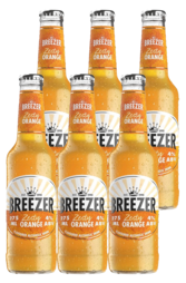 6 x Bacardi Breezer Zesty Orange Bottle Pack 275ml