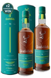 2x Glenfiddich 16 Year Aston Martin Formula One Edition Single Malt 700ml w/Gift Box