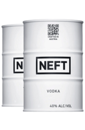 2 x NEFT Vodka White Barrel 700ml