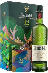 Glenfiddich 12 Years 700ml Bottle Giftset with Hipflask