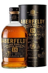 Aberfeldy 18 Year Single Malt 700ml Bottle w/Gift Box