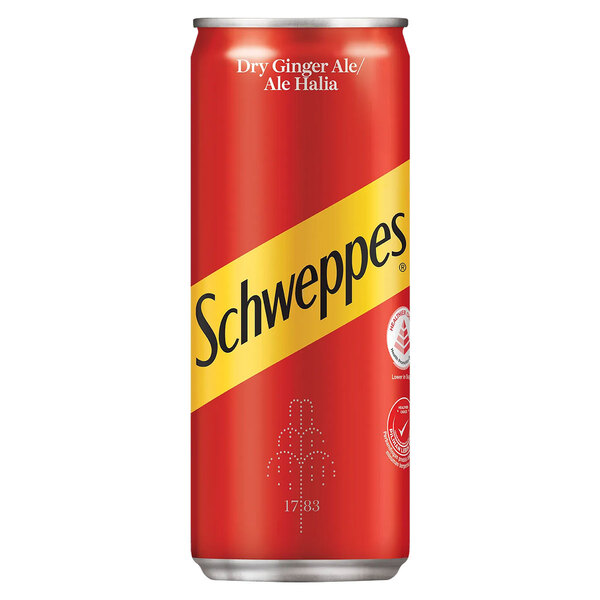 Buy Schweppes Dry Ginger Ale Can 320ml at the best price - Paneco Singapore