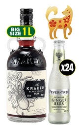 The Dark & Stormy Dog Cocktail