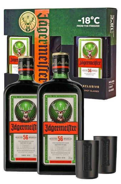 JÃ€germeister Party Pack + 2 Verres + Pump 175 - Luxemburg Golden-Spirits  Shop