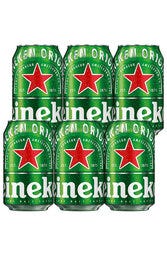 6 x Heineken Beer Can Pack 330ml