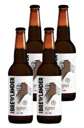 4 x Brewlander Respect Porter Bottles Pack 330ml