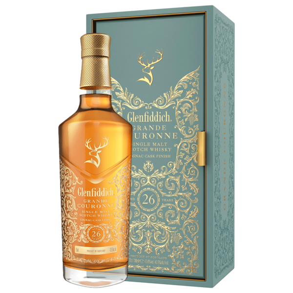 Buy Glenfiddich 26 Years Grande Couronne Single Malt 700ml w/Gift Box ...