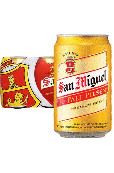 Buy 6 x San Miguel Pale Pilsen Can Pack 330ml at the best price ...