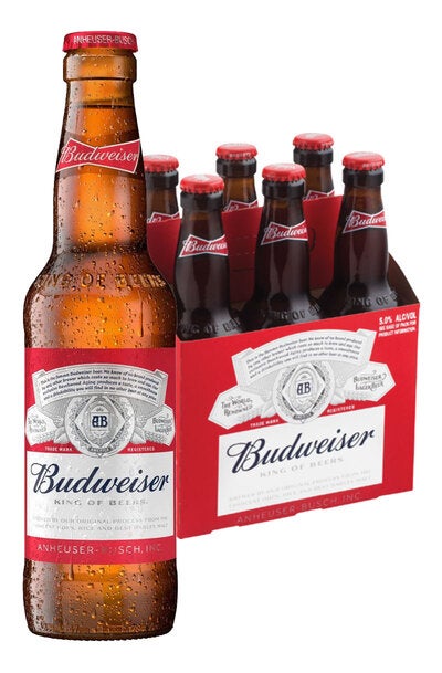 Buy 6 x Budweiser Beer Bottles Pack 355ml at the best price - Paneco ...