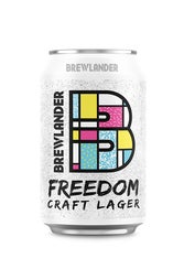 24 x Brewlander Freedom Lager Cans Case 330ml