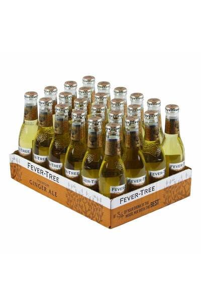 x 24 Fever-Tree Ginger Ale Bottle Case 200ml