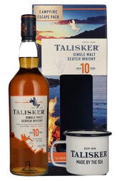Talisker 10 Years Single Malt 700ml Bottle Gift Set with Mug