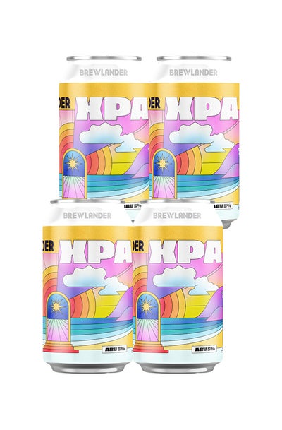 4 x Brewlander XPA Xtra Pale Ale Cans Pack 330ml