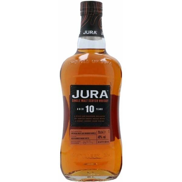 Buy Jura 10 Year Single Malt 700ml w/Gift Box at the best price