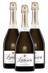 3 x Lanson Blanc de Blancs 750ml