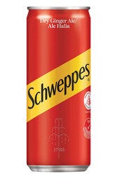 Schweppes Dry Ginger Ale Can 320ml