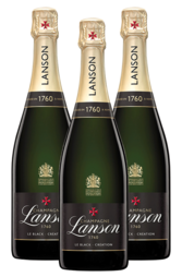 3 x Lanson Le Black Creation Brut 750ml